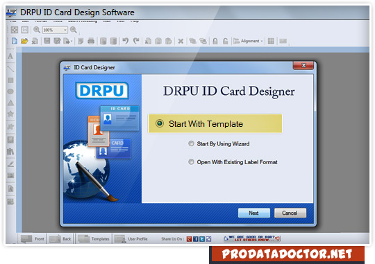 id card design software make student employee visitor identity cards identification card designs