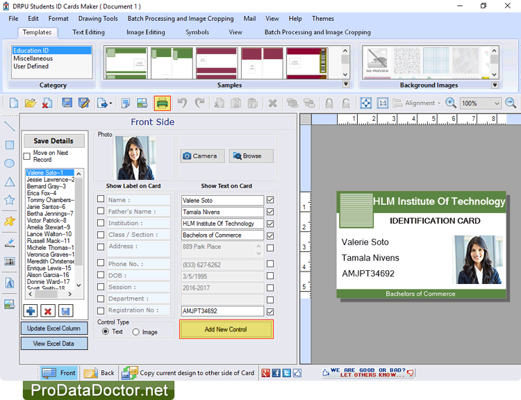 Student ID Cards Maker Software