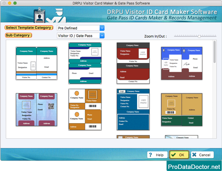 Choose Pre-defined Template