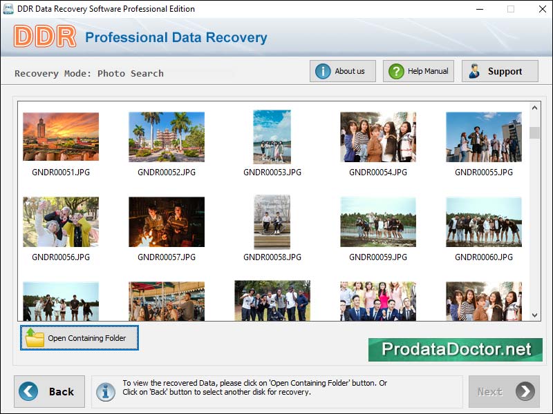 Screenshot of Windows Data Recovery 4.0.1.6