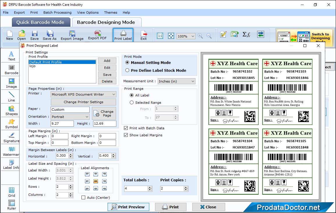 Barcode Print Barcode Print