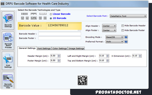 Barcode Label Maker for Healthcare Industry