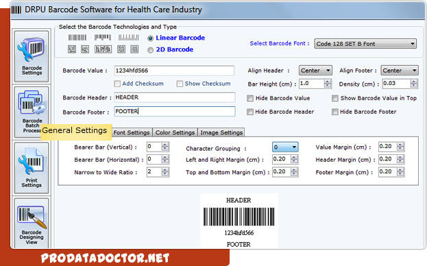 Barcode Label Maker Software for Healthcare Industry 