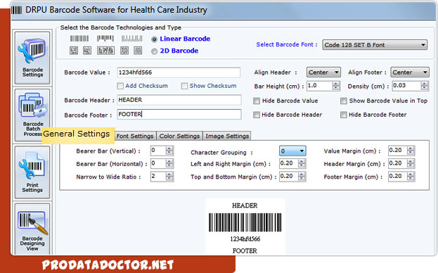Barcode Label Maker Software for Healthcare Industry