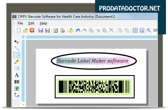 barcode label maker for healthcare industry