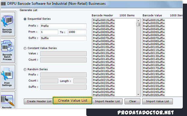 Barcode Label Maker for Manufacturing