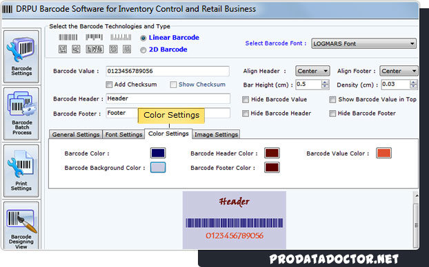 Barcode Label Maker for Publisher