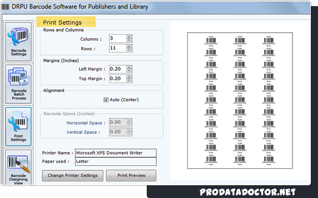 Barcode Label Maker for Publisher