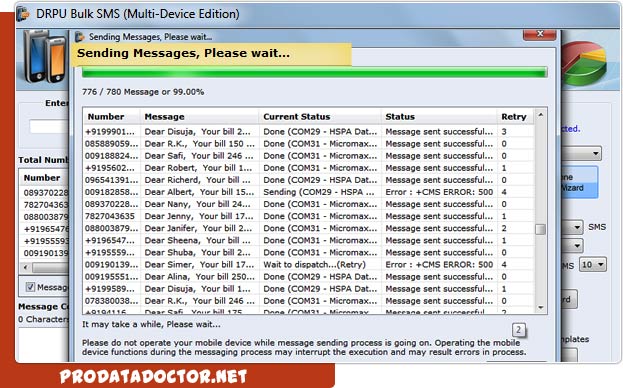 Bulk SMS Application (Multi-Device)