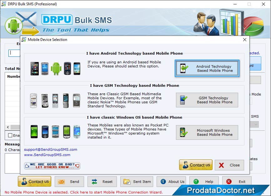 Bulk SMS Software – Professional