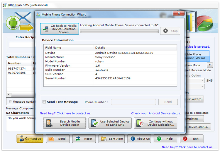 Run DRPU Bulk SMS Software