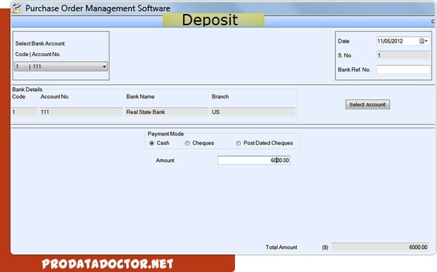 Purchase Order Organizer Program