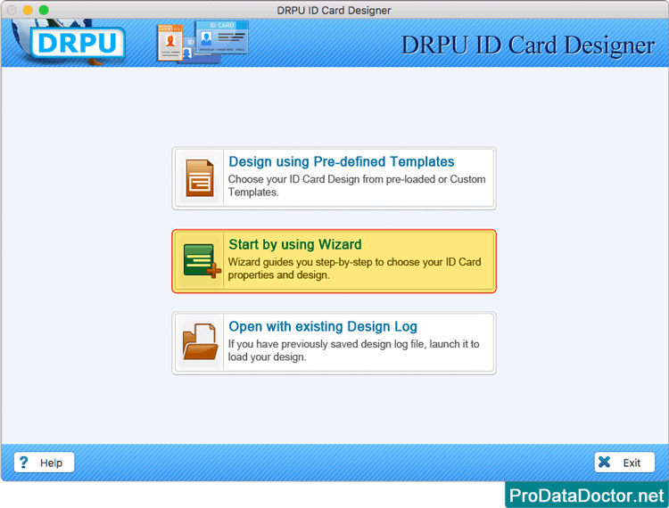 Start by using Wizard Start by using Wizard