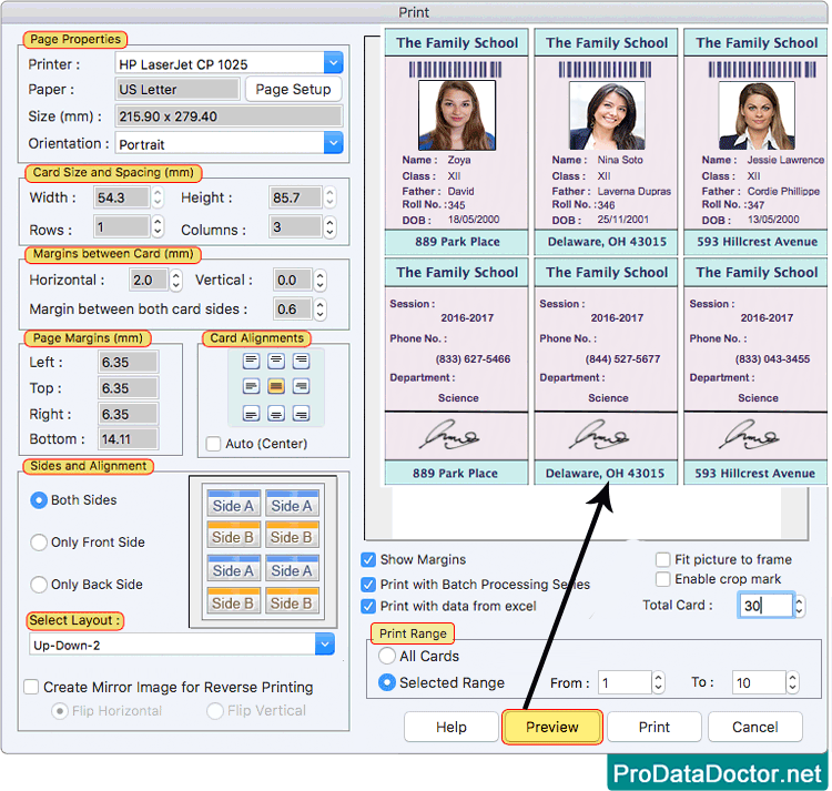 Print Settings