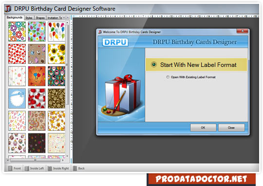 Birthday card maker software 