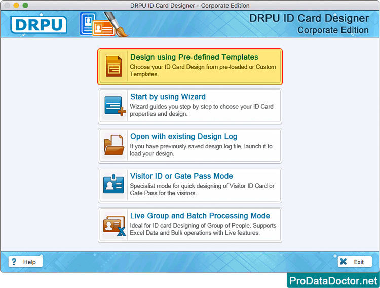 Design using Pre-defined Templates Design using Pre-defined Templates