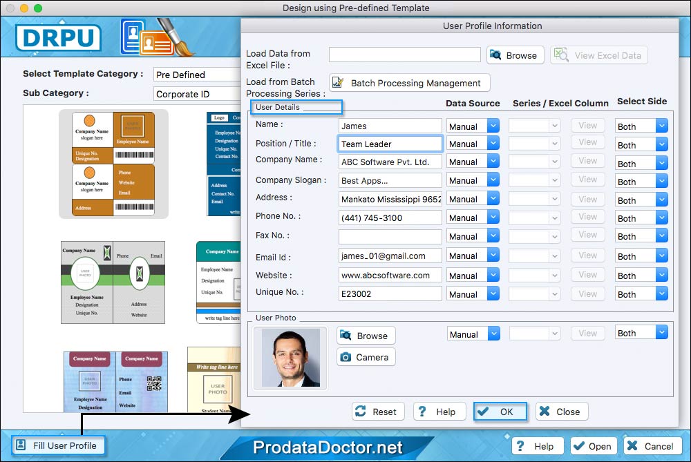 User Profile Information User Profile Information