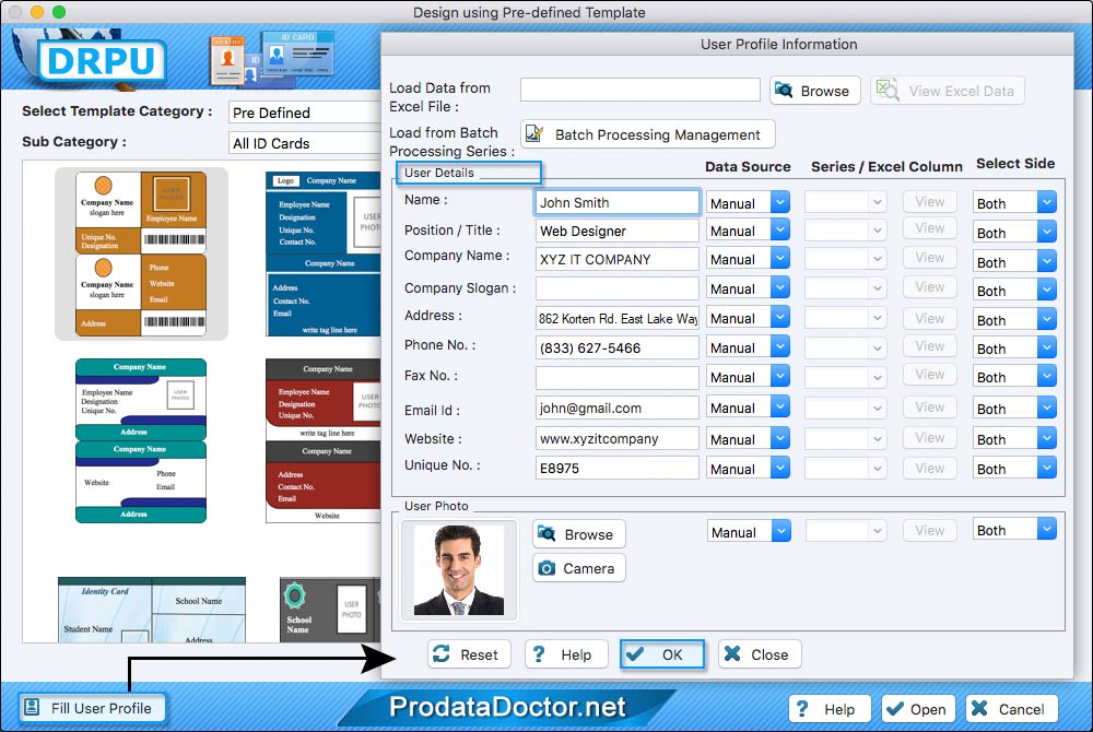 User Profile Information User Profile Information