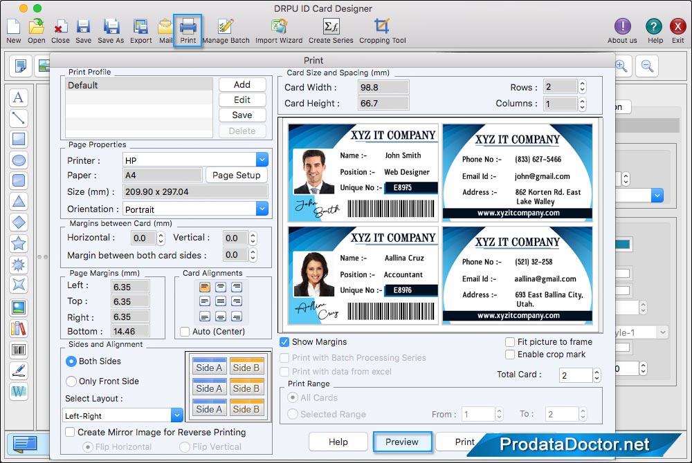 Print ID Cards Print ID Cards