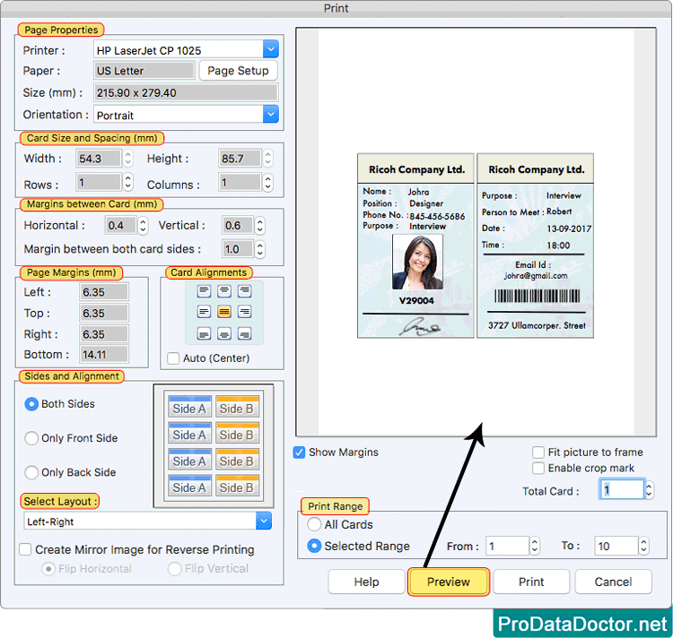 Print Settings Print Settings