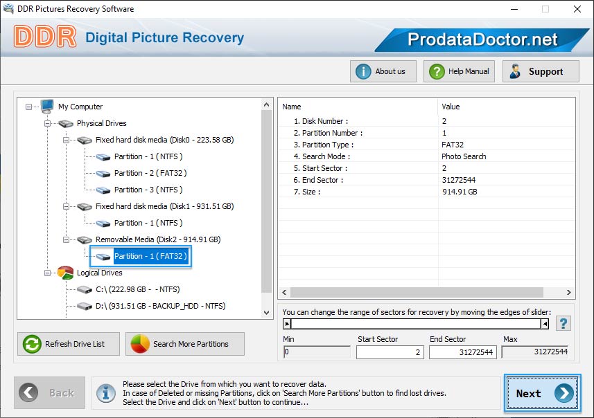 Select Drive Select Drive