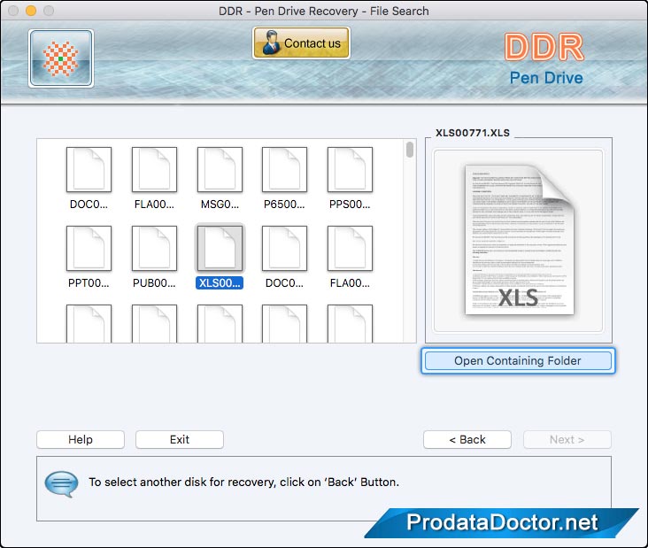 Recovered files Recovered files