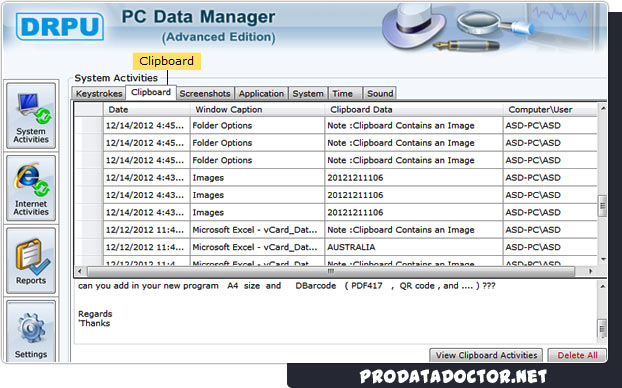 Computer Monitoring Software - Advanced