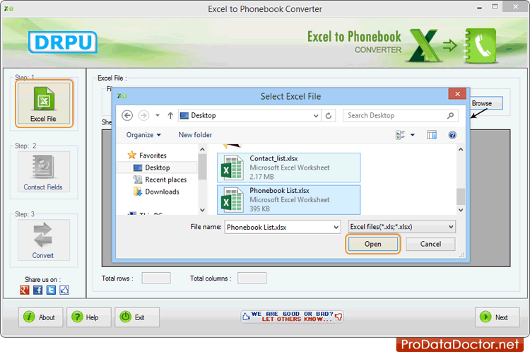 Excel to Phonebook Converter