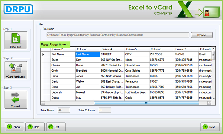 Excel Sheet View