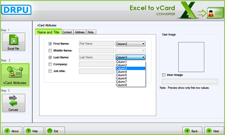 vCard Attributes