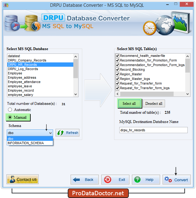 Database Converter Software