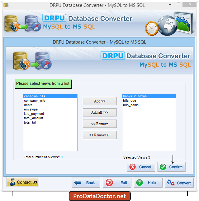 DRPU Database conversion - MySQL to MS SQL DRPU Database conversion - MySQL to MS SQL