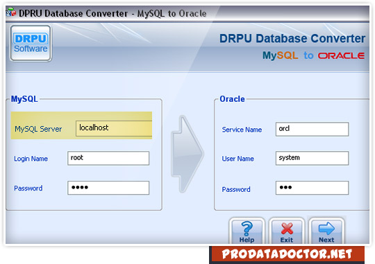 MySQL to Oracle Database Converter